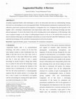 Research paper thumbnail of Augmented Reality: A Review