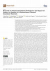 Research paper thumbnail of Research on Thermal Insulation Performance and Impact on Indoor Air Quality of Cellulose-Based Thermal Insulation Materials