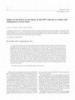 Research paper thumbnail of Impact of risk factors on prevalence of anal HPV infection in women with simultaneous cervical lesion