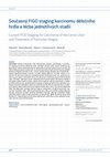 Research paper thumbnail of Current FIGO Staging for Carcinoma of the Cervix Uteri and Treatment of Particular Stages