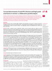 Research paper thumbnail of Cervical determinants of anal HPV infection and high-grade anal lesions in women: a collaborative pooled analysis