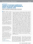 Research paper thumbnail of [Prevalence of anal human papillomavirus infection among women and its relation to cervical HPV infection]