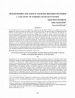 Research paper thumbnail of MUSLIM WOMEN AND AGENCY: CHANGING RELIGIOUS PATTERNS A CASE STUDY OF TURKISH AND IRANIAN WOMEN