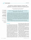 Research paper thumbnail of Toxoplasmosis congénita: Diagnóstico serológico, RPC, aislamiento y caracterización molecular de Toxoplasma gondii