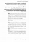 Research paper thumbnail of Os tensionamentos no ensino sob o regime do capitalismo acadêmico na nova economia: o caso das universidades comunitárias regionais