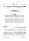 Research paper thumbnail of Are My Songs Literature?": A Postmodern Appraisal of Bob Dylan's American Popular Music Culture