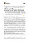 Research paper thumbnail of Compositional, Optical and Electrical Characteristics of SiOx Thin Films Deposited by Reactive Pulsed DC Magnetron Sputtering