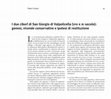 Research paper thumbnail of I due cibori di San Giorgio di Valpolicella (VIII e XI secolo): genesi, vicende conservative e ipotesi di restituzione