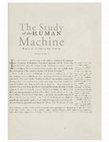 Research paper thumbnail of "The Study of the Human Machine. Books of Anatomy for Artists," in The Ingenious Machine of Nature: Four Centuries of Art and Anatomy, Ottawa: National Gallery of Canada, 1996, pp. 43-70.