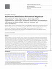 Research paper thumbnail of Bidirectional Modulation of Numerical Magnitude