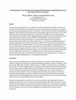 Research paper thumbnail of Distribution of Trace Metals in Fine-grained Bed Sediments and Benthic Insects in the Clark Fork River, Montana