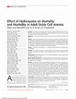 Research paper thumbnail of Effect of Hydroxyurea on Mortality and Morbidity in Adult Sickle Cell Anemia