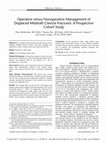 Research paper thumbnail of Operative Versus Nonoperative Management of Displaced Midshaft Clavicle Fractures in Pediatric and Adolescent Patients: A Systematic Review and Meta-Analysis