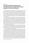 Research paper thumbnail of Die vielschichtige Entwicklung des Verständnisses der Prophetie bei Flavius Josephus und seine Dilemmata