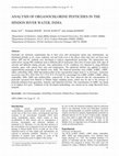 Research paper thumbnail of Analysis of organochlorine pesticides in the Hindon river water, India