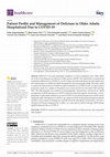 Research paper thumbnail of Patient Profile and Management of Delirium in Older Adults Hospitalized Due to COVID-19