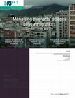 Research paper thumbnail of Managing migrants’ spaces after emigration: Caracas, Departure City