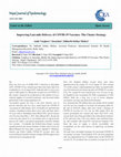 Research paper thumbnail of Improving Last-mile Delivery of COVID-19 Vaccines: The Cluster Strategy