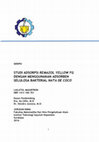 Research paper thumbnail of Studi Adsorpsi Remazol Yellow FgDengan Menggunakan AdsorbenSelulosa Bakterial Nata De Coco