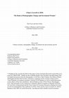 Research paper thumbnail of 2006), “China’s growth to 2030: the roles of demographic change and investment risk”, presented at the conference