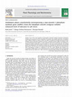 Research paper thumbnail of Arabidopsis plants constitutively overexpressing a myo-inositol 1-phosphate synthase gene (SaINO1) from the halophyte smooth cordgrass exhibits enhanced level of tolerance to salt stress