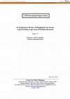 Research paper thumbnail of An Exploratory Review of Bangladesh Gas Sector: Latest Evidence and Areas of Further Research