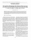 Research paper thumbnail of The Sensitivity of Resting Eggs of the Cladoceran Moina macrocopa to the Effect of Ionizing Radiation during the Reactivation of the Eggs