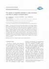 Research paper thumbnail of The response of zooplankton abundance in saline meromictic Lake Shira to a change in circulation regim