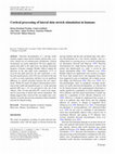 Research paper thumbnail of Cortical processing of lateral skin stretch stimulation in humans