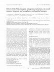 Research paper thumbnail of Effect of the NK3receptor antagonist, talnetant, on rectal sensory function and compliance in healthy humans