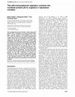 Research paper thumbnail of The φ29 transcriptional regulator contacts the nucleoid protein p6 to organize a repression complex