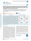 Research paper thumbnail of Emission Spectrochemical Analysis of Soft Samples Including Raw Fish by Employing Laser-Induced Breakdown Spectroscopy with a Subtarget at Low-Pressure Helium Gas