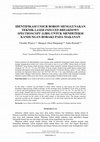 Research paper thumbnail of Identifikasi Unsur Boron Menggunakan Teknik Laser Induced Breakdown Spectroscopy (Libs) Untuk Mendeteksi Kandungan Boraks Pada Makanan