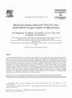 Research paper thumbnail of Shock wave plasma induced by TEA CO2 laser bombardment on glass samples at high pressures