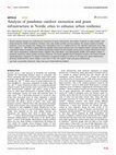 Research paper thumbnail of Analysis of pandemic outdoor recreation and green infrastructure in Nordic cities to enhance urban resilience