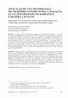 Research paper thumbnail of Application of a constructivist multicriteria methodology to the vulnerability assessment of dams and downstream regions