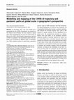 Research paper thumbnail of Modelling and mapping of the COVID-19 trajectory and pandemic paths at global scale: A geographer’s perspective