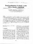 Research paper thumbnail of Focal mechanism of seismic events with a dipolar component