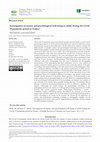 Research paper thumbnail of Investigation of anxiety and psychological well-being in adults during the Covid 19 pandemic period in Turkey