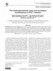 Research paper thumbnail of The relationship between atopy and neurological manifestations in HTLV-1 infection