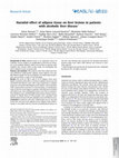 Research paper thumbnail of Harmful effect of adipose tissue on liver lesions in patients with alcoholic liver disease