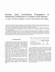 Research paper thumbnail of Nuclear Data Uncertainty Propagation to Reactivity Coefficients of a Sodium Fast Reactor