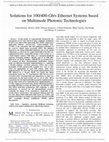 Research paper thumbnail of Solutions for 100/400-Gb/s Ethernet Systems Based on Multimode Photonic Technologies