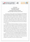 Research paper thumbnail of Polish-Israeli Junior Scholars Workshop 2024 - CFP