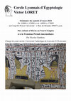 Research paper thumbnail of Séminaire le 23 mars 2024 de Nicolas Gauthier : Les enfants d’Horus au Nouvel Empire et à la Troisième Période intermédiaire