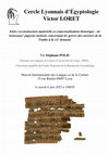 Research paper thumbnail of Conférence le 6 juin 2023 de Stéphane Polis : Entre reconstruction matérielle et contextualisation historique : de ‘nouveaux’ papyrus turinois concernant les grèves des ouvriers de la Tombe à la XXe dynastie