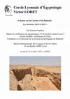 Research paper thumbnail of Conférence le 12 octobre 2021 par Yannis Gourdon : « Retour sur la Carrière P de Hatnoub : Les missions 2019 et 2021 »