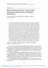 Research paper thumbnail of Beyond Blaming the Victim: Toward a More Progressive Understanding of Workplace Mistreatment