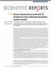 Research paper thumbnail of Room temperature synthesis of biodiesel using sulfonated graphitic carbon nitride