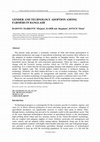 Research paper thumbnail of Gender and technology adoption among farmers in Banglash